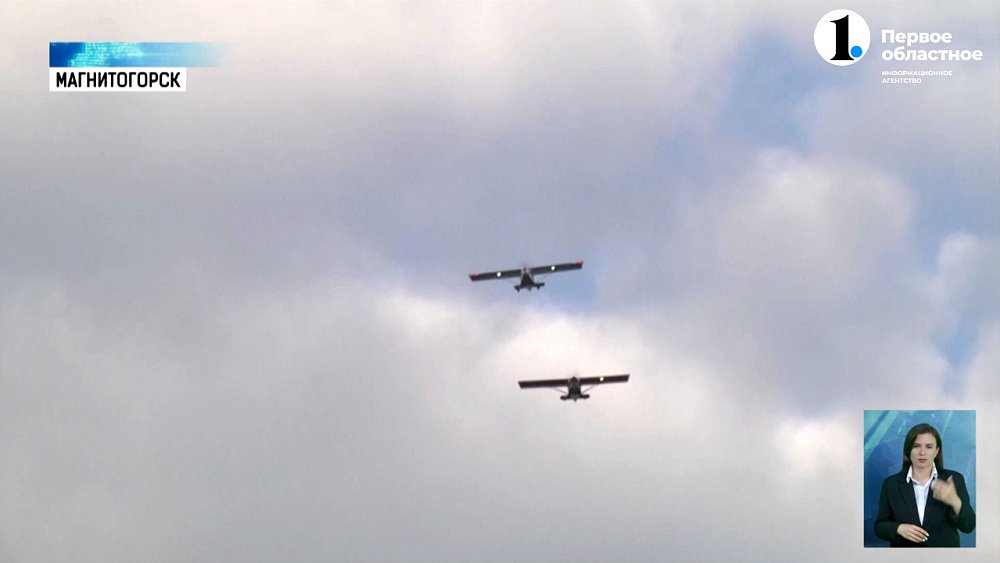 Школьники Магнитогорска летали на самолетах