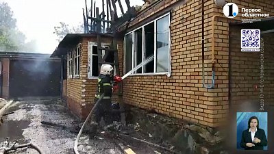 В Сосновском районе сгорел частный дом