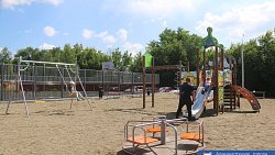 В Магнитогорске на месте пустыря построили спортивную площадку по инициативе горожан