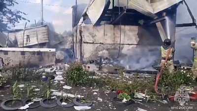 В Каслинском районе сгорел частный дом и баня