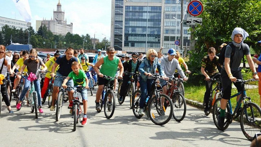 Семейный велопарад пройдет в Челябинске 8 июля