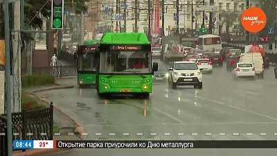 Мини-экскурсия в общественном транспорте в сюжете «Аудио-гид в автобусах»