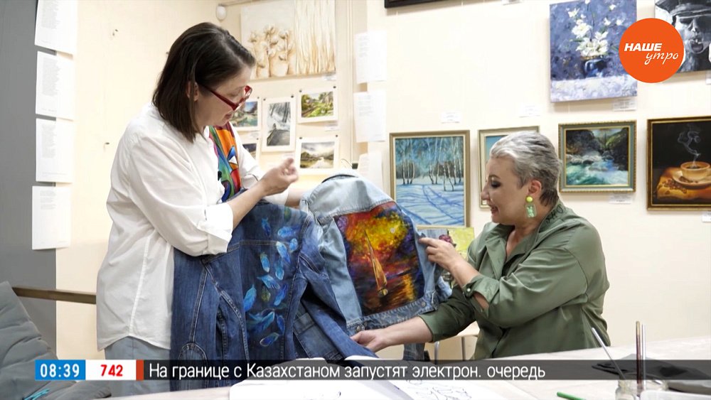 Распишем рубашку в сюжете «Мастер-класс от художника»