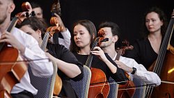 В Челябинске состоялся первый концерт классической музыки под открытым небом