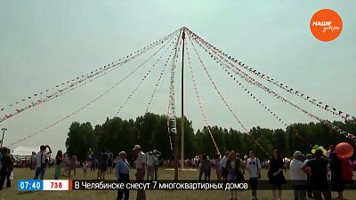 Весёлые гуляния в сюжете «Сабантуй—2023»