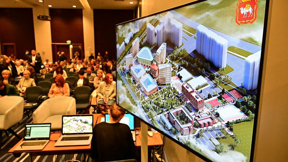 Алексей Текслер доложил Марату Хуснуллину о ходе строительства челябинского межуниверситетского кампуса