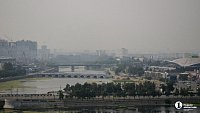 Челябинск затянуло смогом из‑за пожаров в Свердловской области и ХМАО