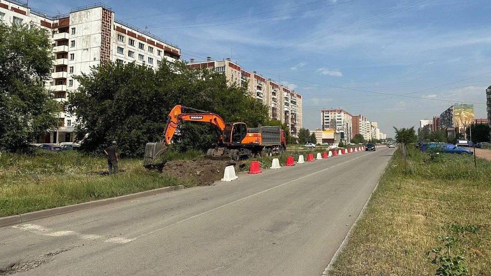 В Копейске началось расширение одного из главных проспектов