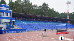 На стадионе имени Елесиной в Челябинске появилась новая разминочная зона для легкоатлетов