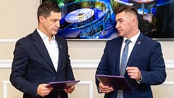 ЧелГУ подписал трехстороннее соглашение с ХК «Трактор» и волейболистами «Динамо-Метар»