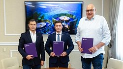 ЧелГУ подписал трехстороннее соглашение с ХК «Трактор» и волейболистами «Динамо-Метар»