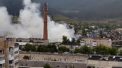 В Златоусте вспыхнули сразу два пожара