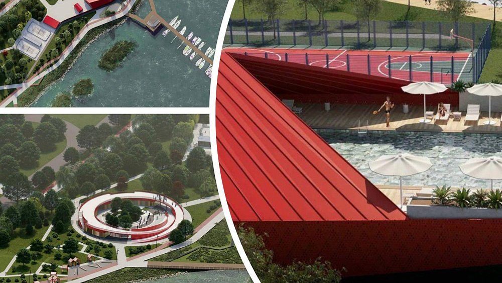 Алексей Текслер показал эскиз будущей набережной на челябинском озере Смолино