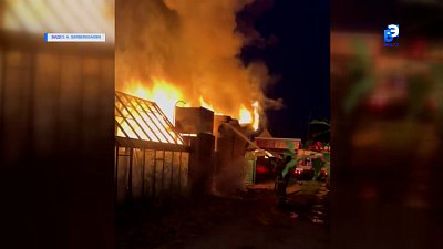 Серия пожаров произошла в Миассе