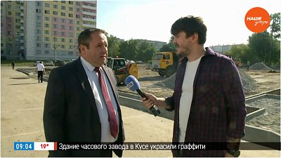 Строительство детской площадки в «Прямом включении»