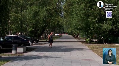 На северо-западе Челябинска обустроили пешеходную зону и детскую площадку