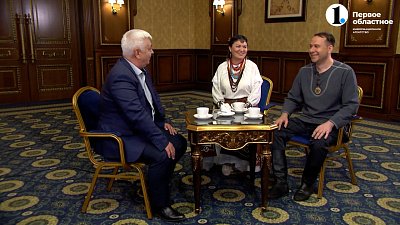 В гостях у передачи «Хорошие песни» участники ансамбля «Дубрава»