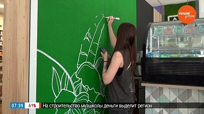 Когда вместо холста — стена в сюжете «Роспись кофейни»