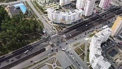 На северо-западе Челябинска открыли шестиполосную дорогу