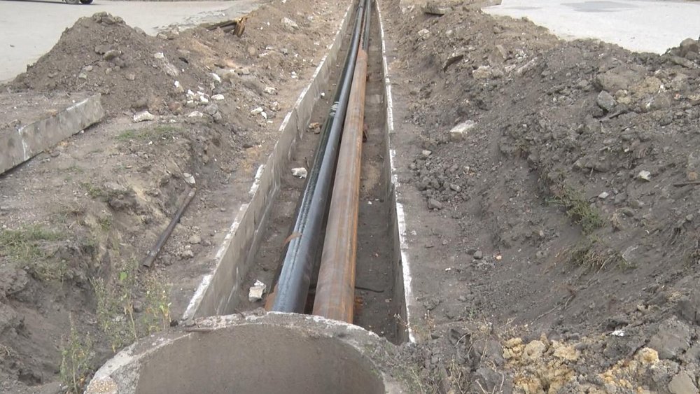 В Нязепетровске меняют тепломагистраль после крупной аварии на сетях