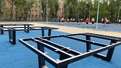 В Челябинске готовят к запуску новую спортплощадку на месте заброшенного стадиона «Молодогвардеец»