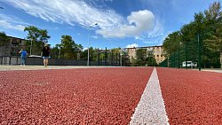 В Челябинске готовят к запуску новую спортплощадку на месте заброшенного стадиона «Молодогвардеец»