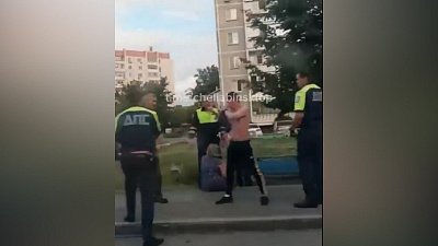В Челябинске сотрудники ГИБДД разняли драку