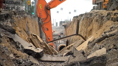 «Дорожный рывок» добрался до Комсомольского проспекта в Челябинске