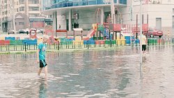 Ночной ливень затопил центр Копейска