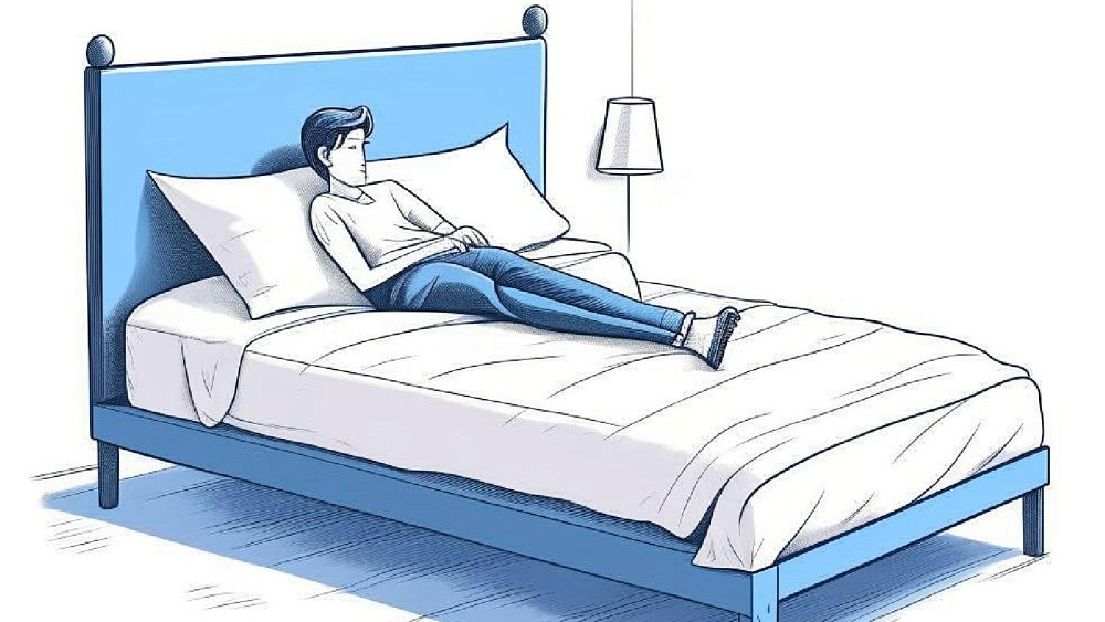 Эта поза способствует легкому засыпанию