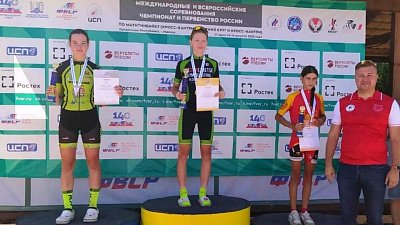 Копейская велогонщица стала серебряным призером первенства России