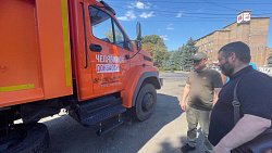 Алексей Текслер в Донбассе проверил ход работ на соцобъектах Ясиноватой