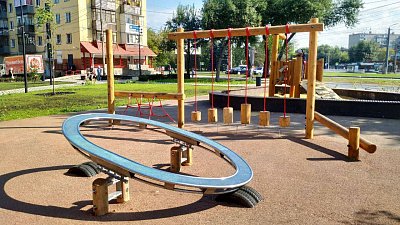 В Челябинске открыли новый сквер в Металлургическом районе