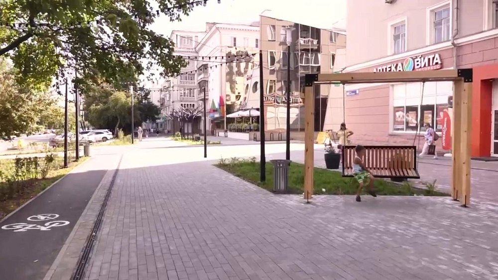 В Челябинске сдали вторую очередь пешеходной зоны на улице Свободы