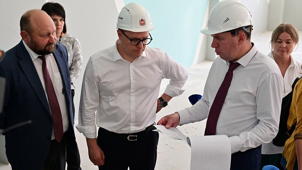 Алексей Текслер поручил ускориться со строительством школы в «Вишневой горке»