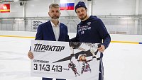 Хоккеист Валерий Ничушкин подарил академии «Трактор» более трех миллионов рублей
