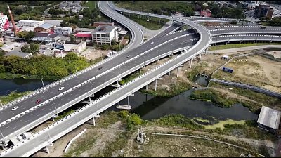 В Челябинске завершили ремонт многоуровневой развязки