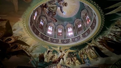 В Челябинске продолжается реконструкция храма Александра Невского