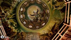 Реставраторы показали внутреннюю роспись храма Александра Невского в Челябинске