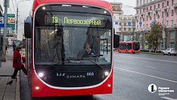 В Челябинске выпустили на линию современные троллейбусы с автономным ходом