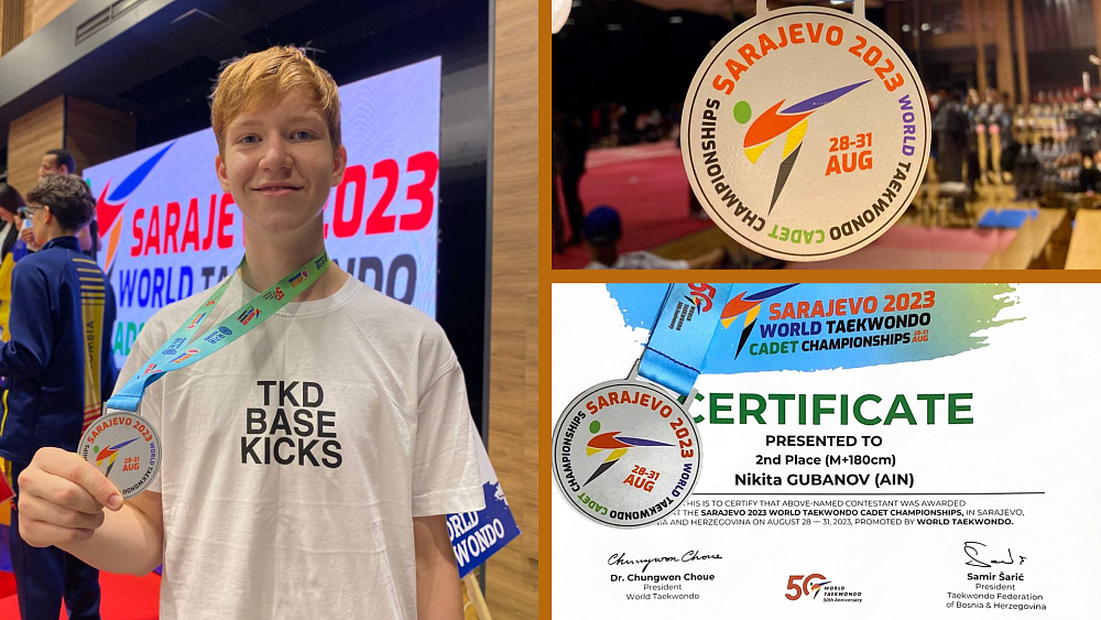 Челябинский тхэквондист завоевал серебро первенства мира