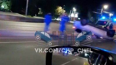 В Челябинске мужчина, уходя от преследования, погиб в ДТП