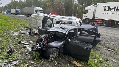 В Челябинской области произошло смертельное ДТП с двумя легковушками