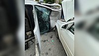 В Челябинске в тройном ДТП с опрокинувшимся авто пострадали двое пассажиров