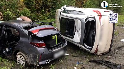 Молодожёны попали в аварию на трассе М-5