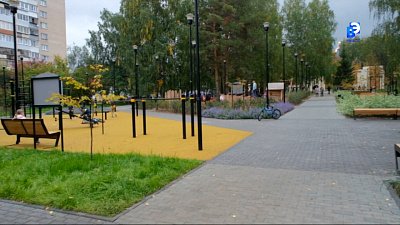 В Миассе открыли обновлённый сквер у ДДТ «Юность»