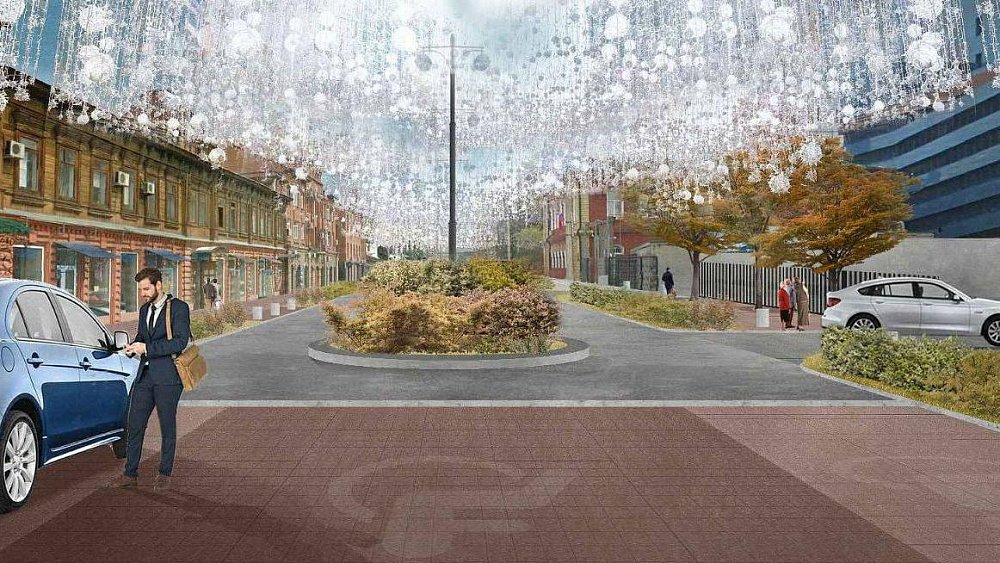 На улице Карла Маркса в Челябинске появится световой потолок