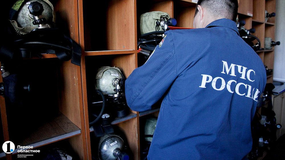 Под Челябинском загорелся асфальтобетонный завод