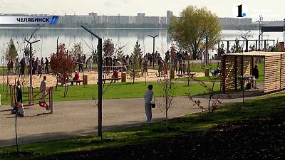 В Челябинске открыли новую набережную в День бокса