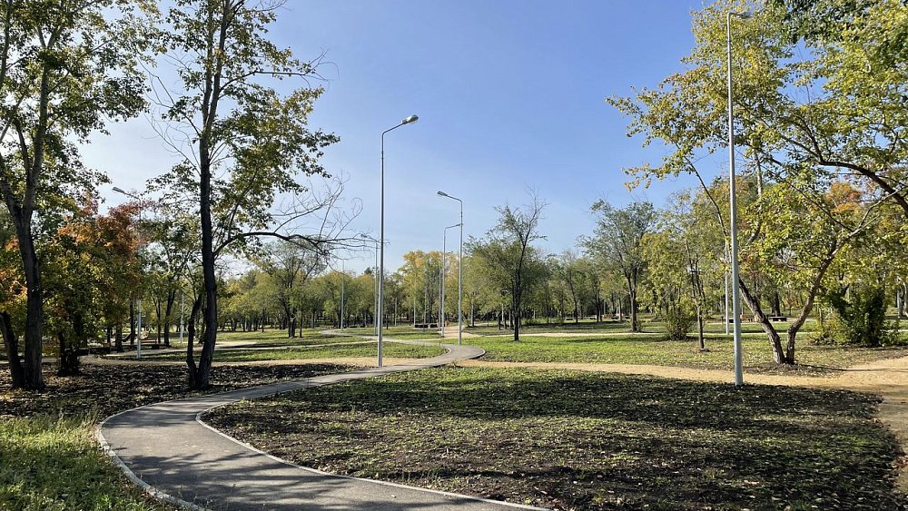 В Магнитогорске завершается благоустройство сквера Ветеранов